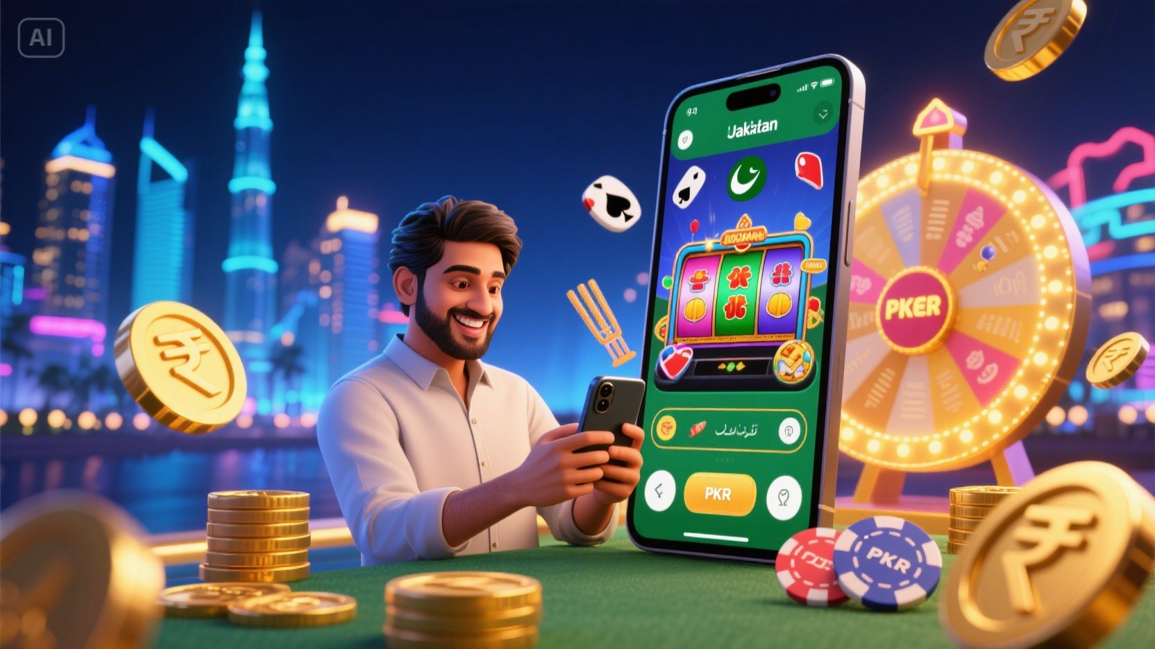 Casino Galactic Wins desktop and mobile interfaces